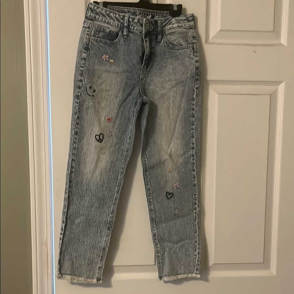 Cat & Jack Blue Distressed Denim Jeans